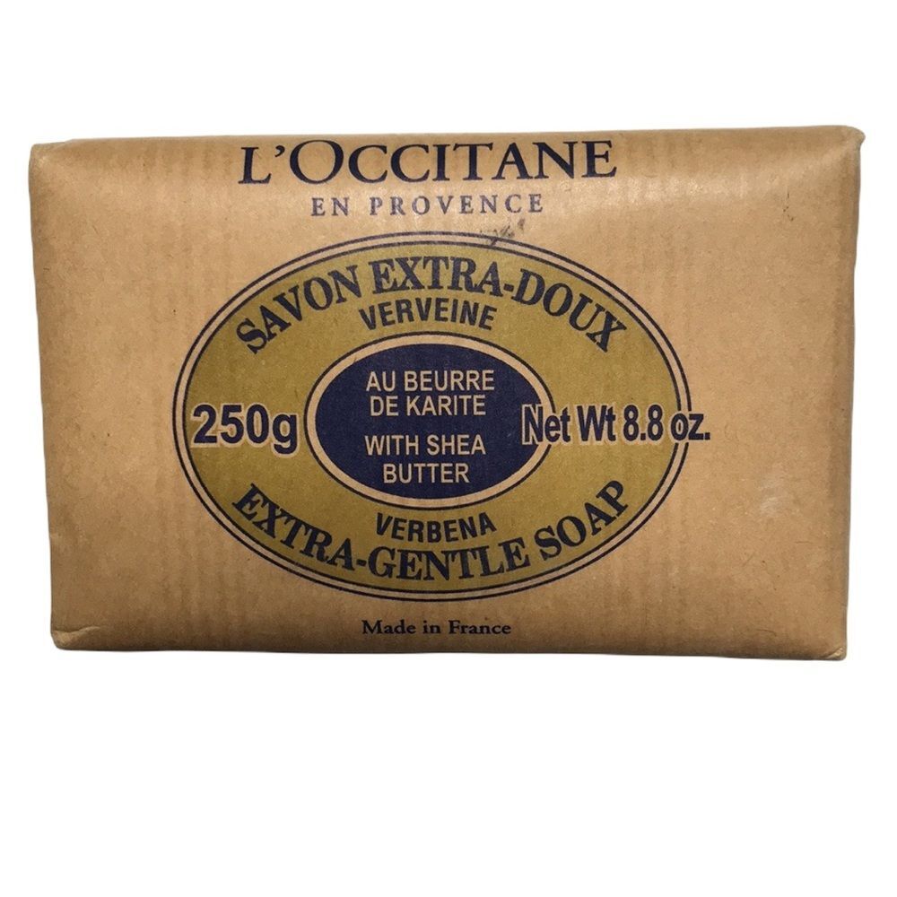 L'Occitane Shea Butter Soap Verbena Extra Gentle 8.8 oz / 250g France NIP